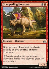 Cristocórneo Desembestado / Stampeding Horncrest - Magic: The Gathering - MoxLand